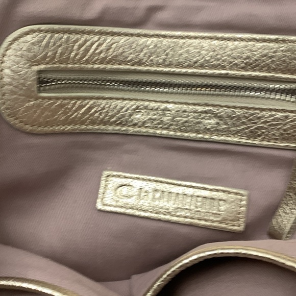 Genuine leather C La Canadienne Gold Women's Backpack - Picture 3 of 5